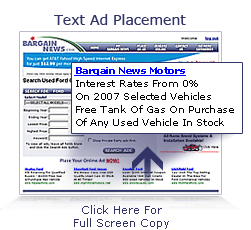Bargain News Pay For Results Text Ad Program For Ct Businesses