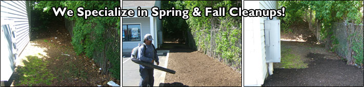 We Specialize in Spring and Fall Cleanups