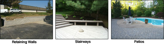 Retaing Walls, Stairways, Patios