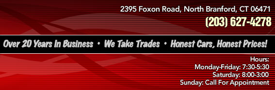 Over 20 Years In Business • We Take Trades • Honest Cars, Honest Prices!